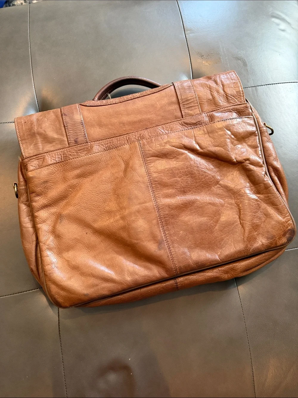 Vintage Unbranded Leather Briefcase